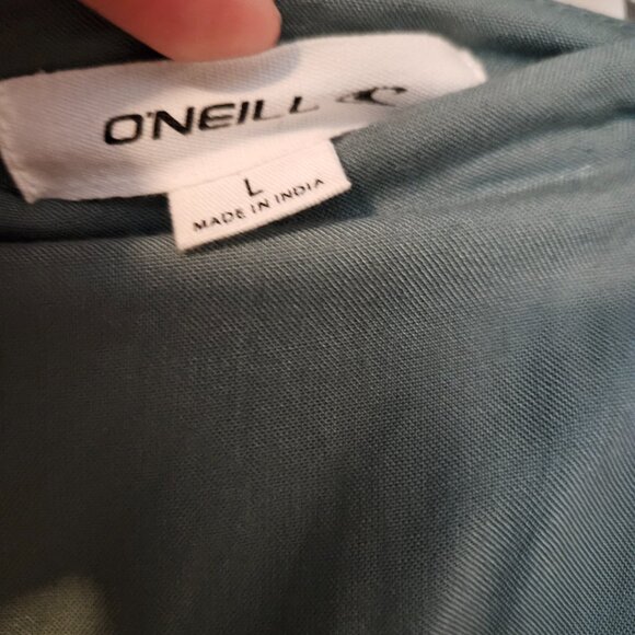 O'Neill Ambrosio Dark Sage Green High-Low Maxi Skirt Size Large - Picture 3 of 9